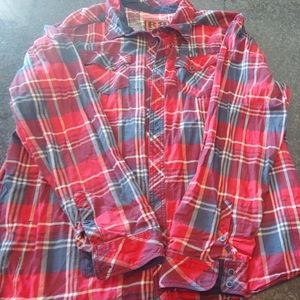 Nice rock revival button down flannel